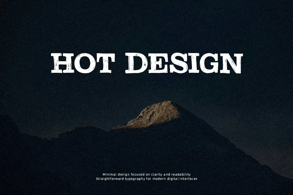DK Southwark Font Font Preview for Poster