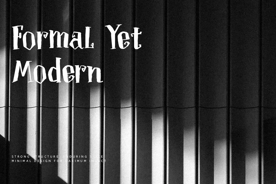 DK Toverheks Font Font Preview for Dramatic Mood