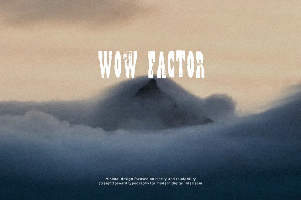 DK Wild Bunch Font Font Preview for Dramatic Poster