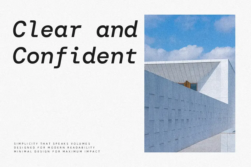 DM Mono Font Font Preview for Clean Editorial