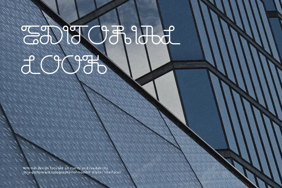 Dobilas Font Display Font Preview for Logo