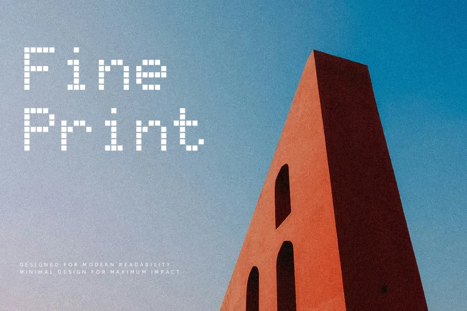 Doto Font Sans Serif Font Preview for Poster