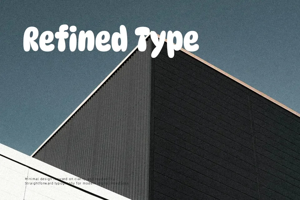 DynaPuff Font Rounded Font Preview for Poster