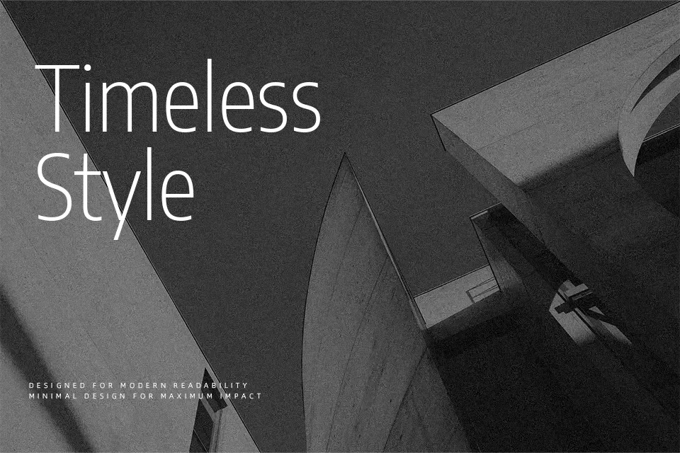 Encode Sans Condensed Font Font Preview for Modern Mood