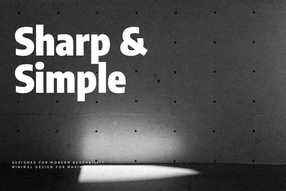 Encode Sans Font Font Preview for Tech Website