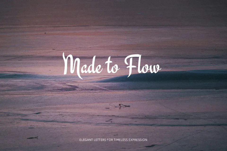 Engagement Font Brush Font Preview