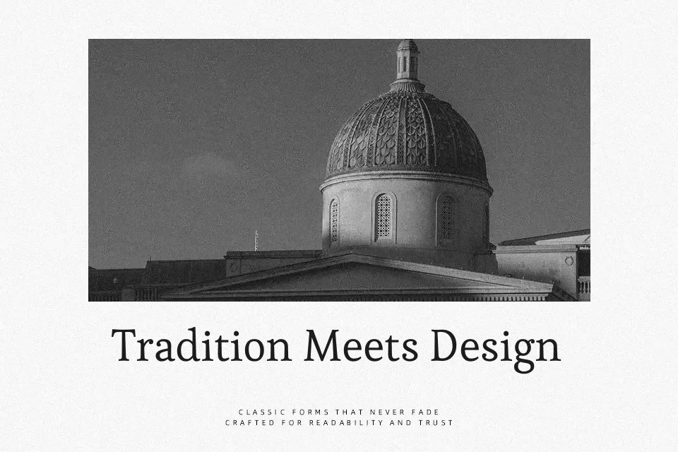 Esteban Font Font Preview for Calm Editorial
