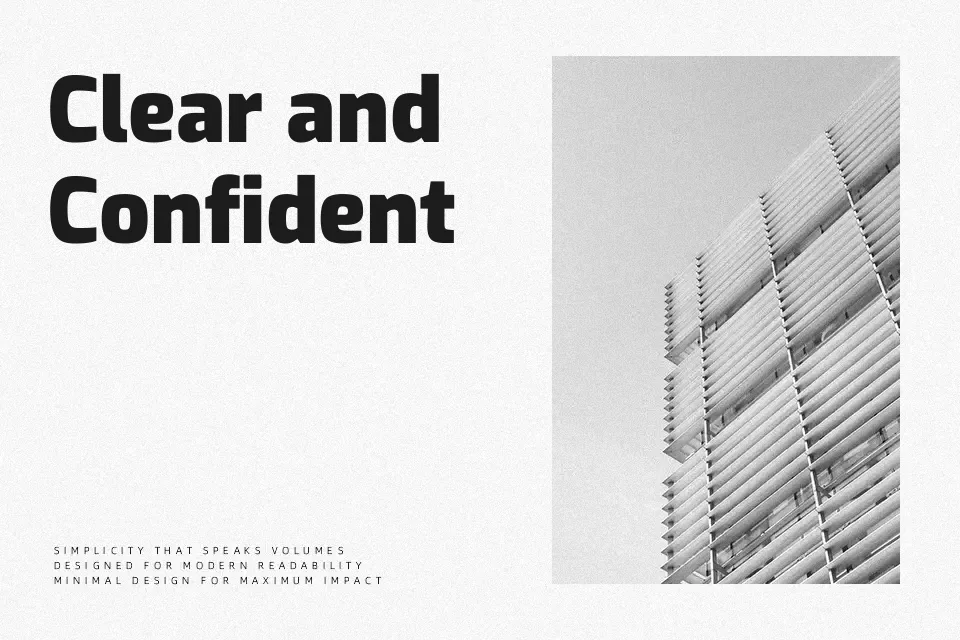 Exo Font Font Preview for Bold Headline