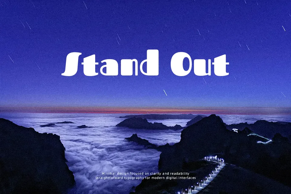 Fascinate Font Font Preview for Retro Advertising