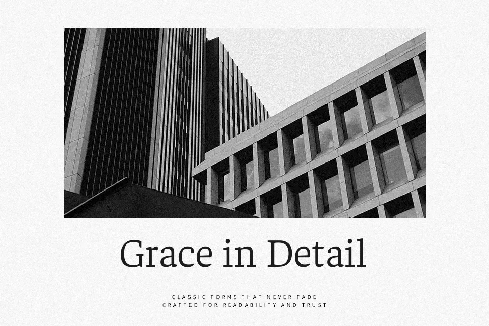 Faustina Font Font Preview for Professional Editorial
