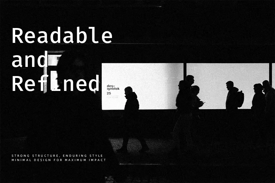 Fira Mono Font Font Preview for Professional Headline
