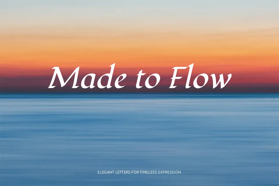 Fondamento Font Font Preview for Timeless Logo