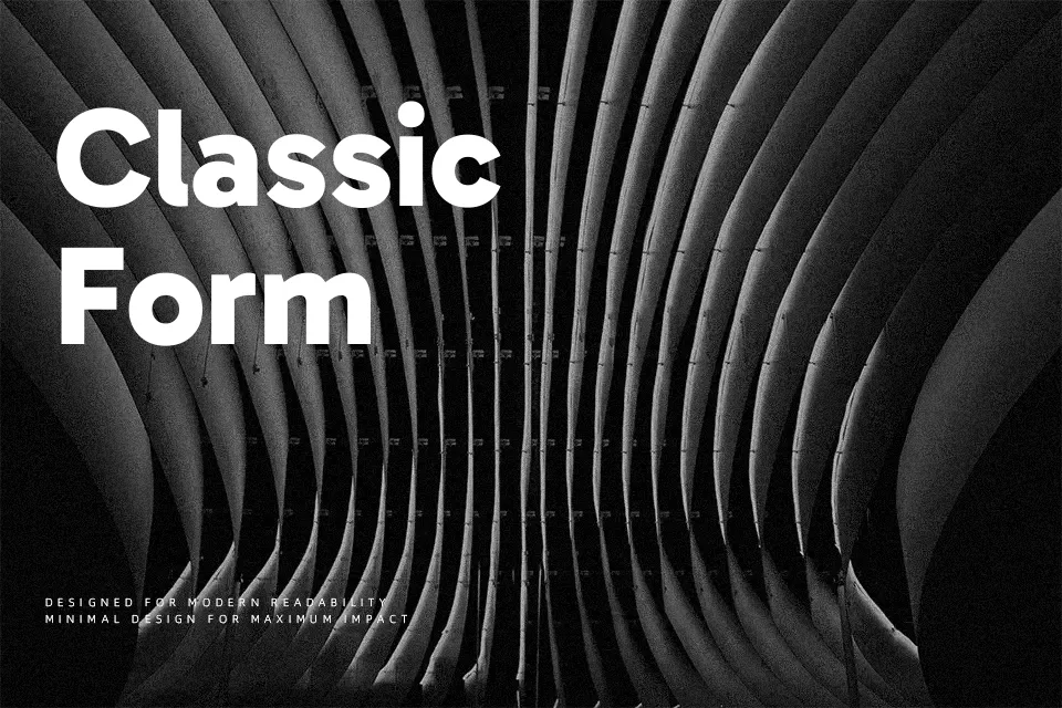 Gabarito Font Font Preview for Clean Website