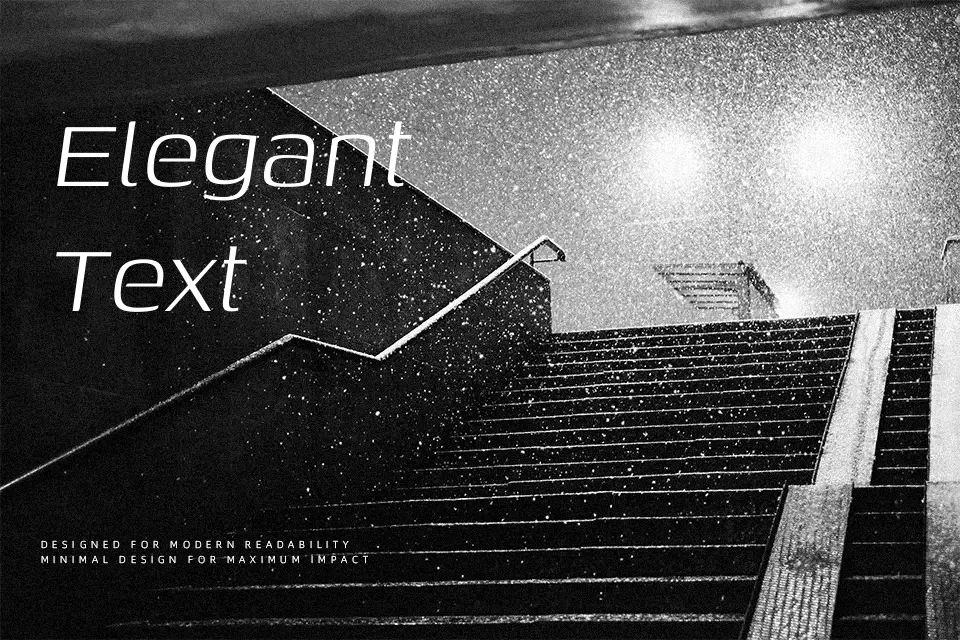 Genos Font Font Preview for Modern Website