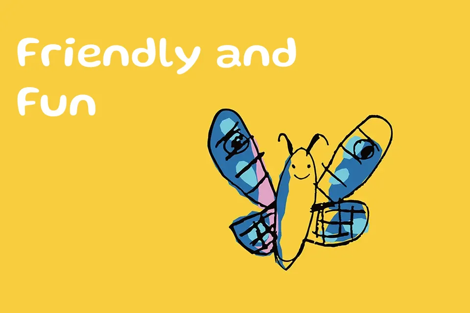Gluten Font Font Preview for Friendly Kids