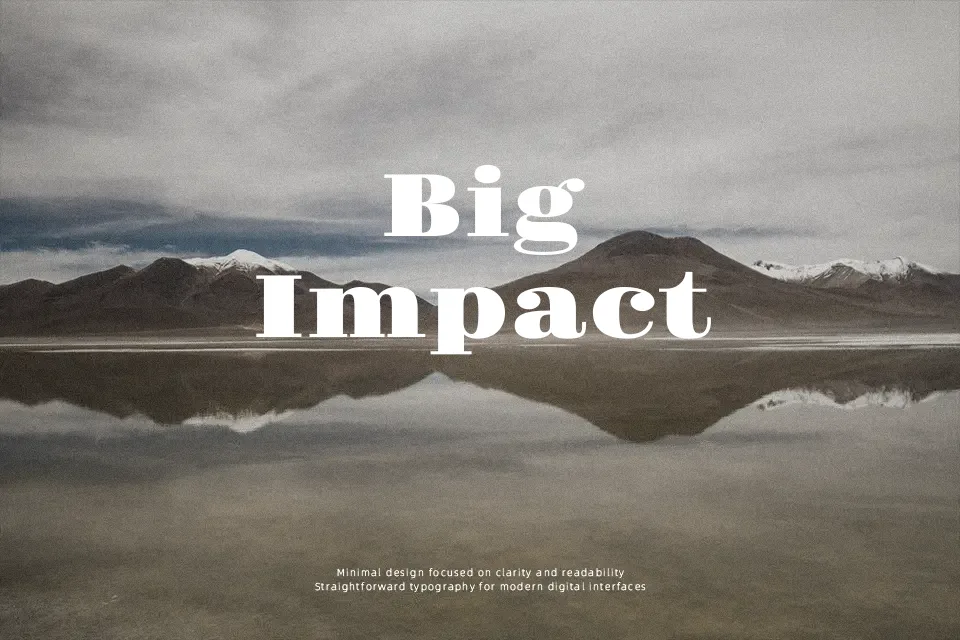 Gravitas One Font Font Preview for Dramatic Poster