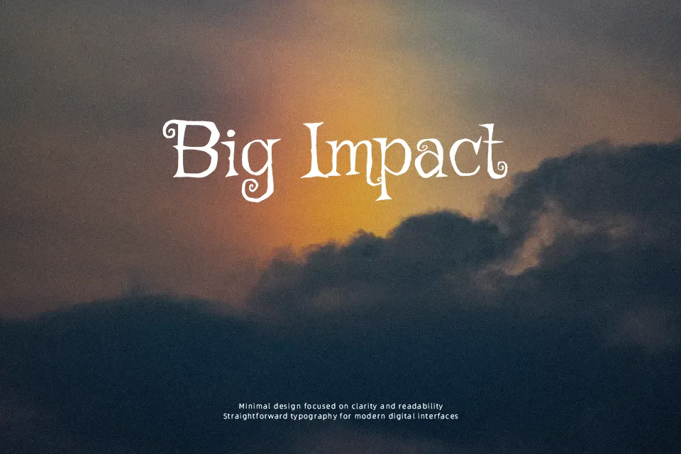 Griffy Font Font Preview for Playful Mood