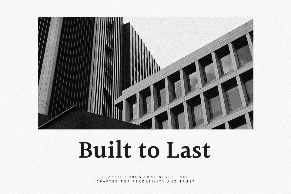 Halant Font Font Preview for Professional Body Text