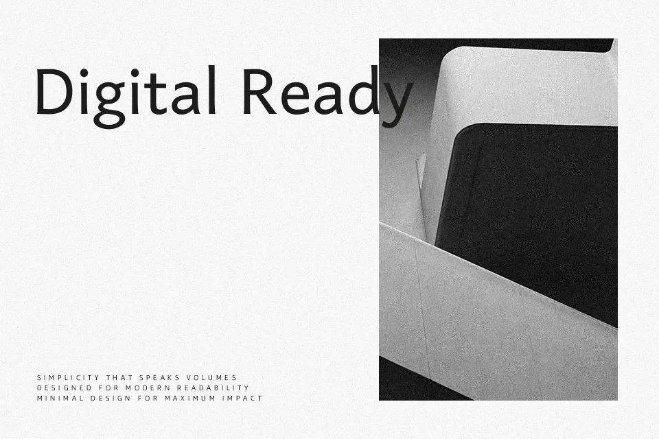Harmattan Font Font Preview for Minimal Website