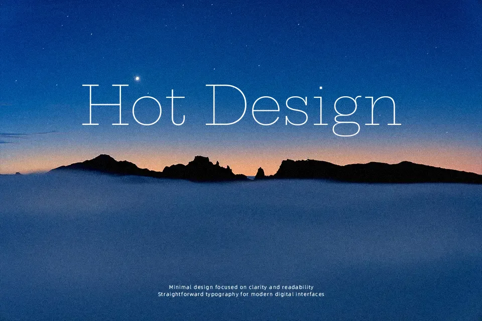 Hepta Slab Font Display Font Preview for Editorial