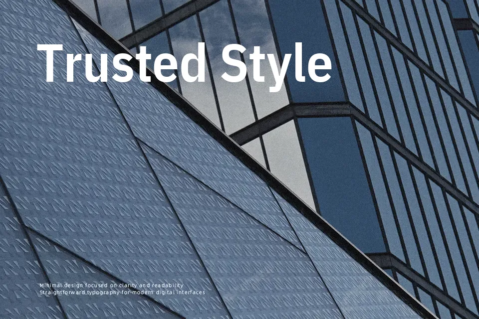 IBM Plex Sans Condensed Font Font Preview for Branding