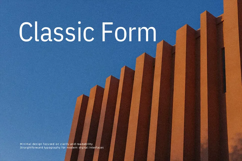 IBM Plex Sans Condensed Font Font Preview for Tech Mood
