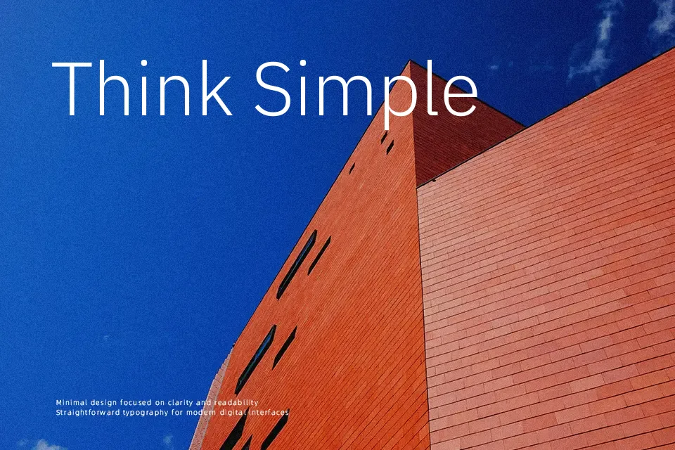 IBM Plex Sans Font Sans Serif Font Preview for Branding