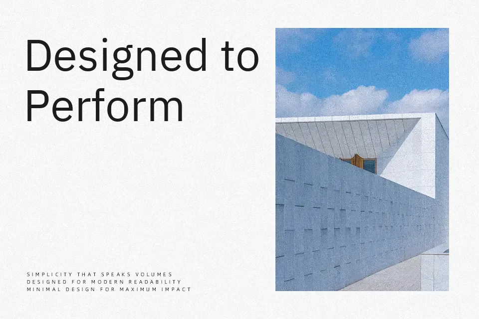IBM Plex Sans Thai Font Font Preview for Tech UI Design