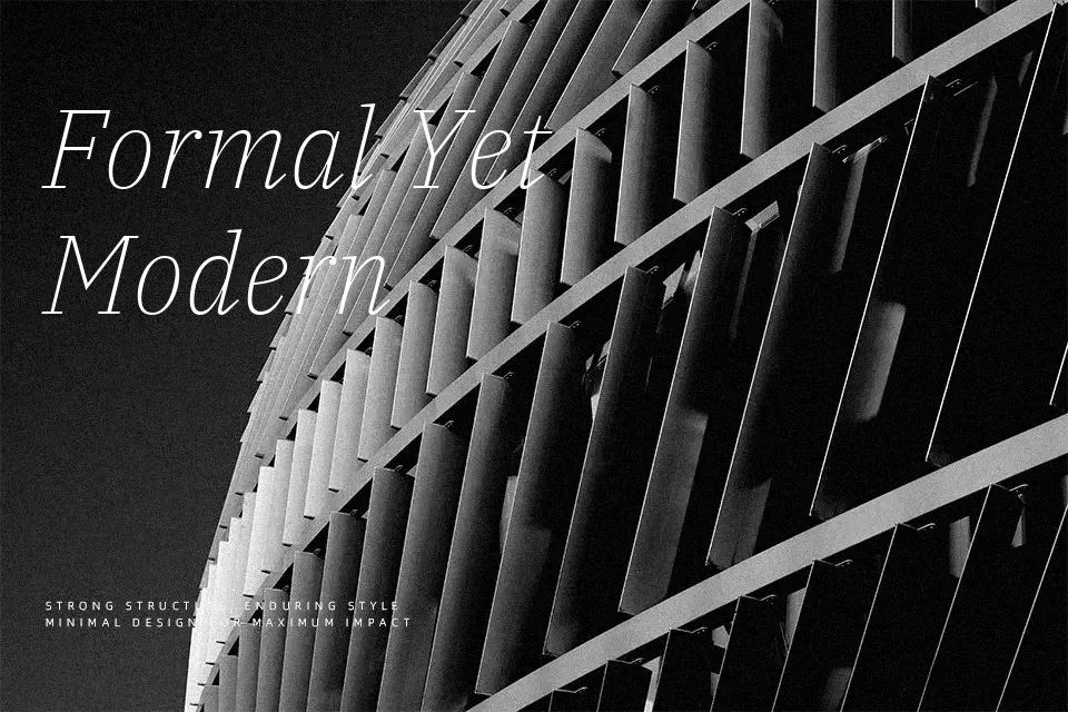 IBM Plex Serif Font Font Preview for Classic Branding