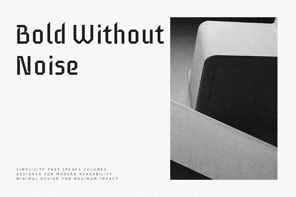 Iceberg Font Display Font Preview for UI Design