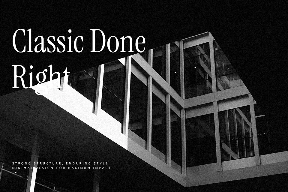Instrument Serif Font Font Preview for Modern Editorial