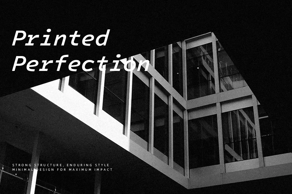 Intel One Mono Font Font Preview for Professional Mood