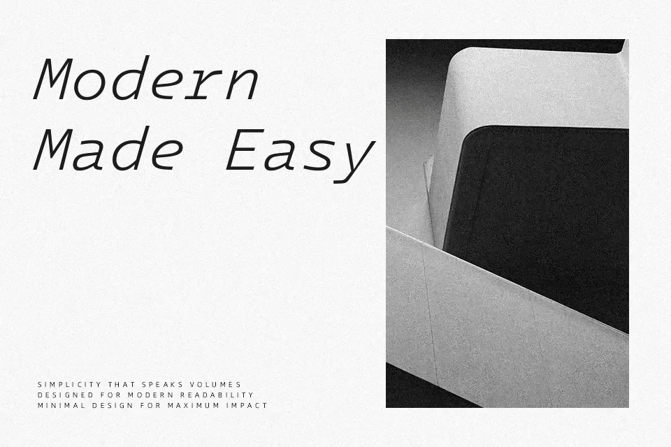 Intel One Mono Font Font Preview for Professional Body Text