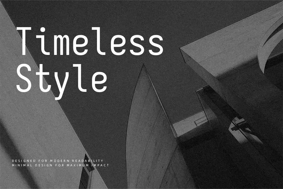 Iosevka Charon Mono Font Font Preview for Professional Website