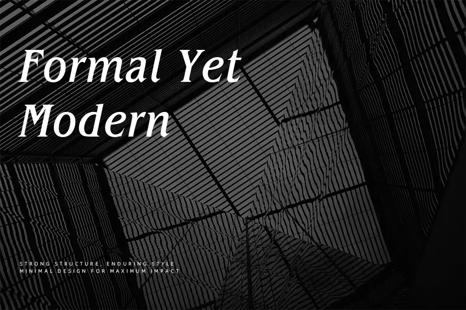 ITC Benguiat Std Font Font Preview for Dramatic Advertising