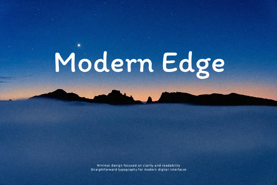 Itim Font Font Preview for Light Social Media