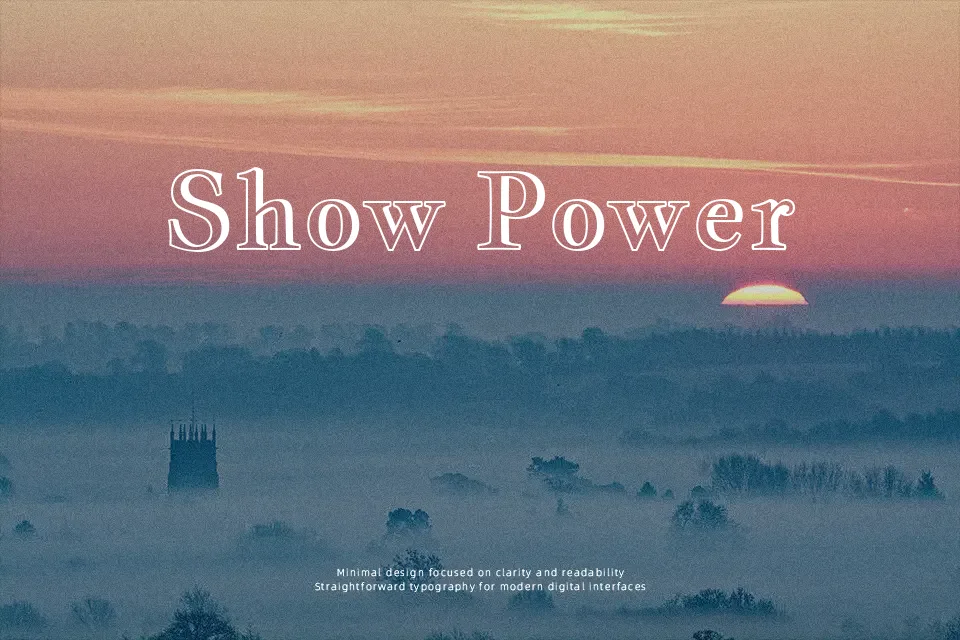 Jacques Francois Shadow Font Font Preview for Retro Poster