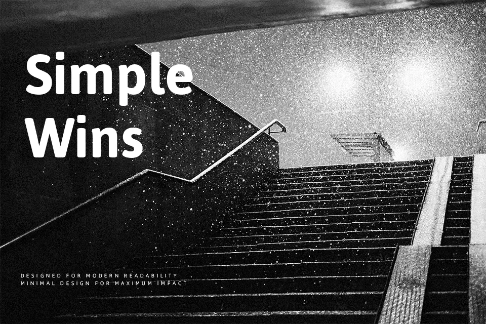 Jaldi Font Font Preview for Minimal Headline