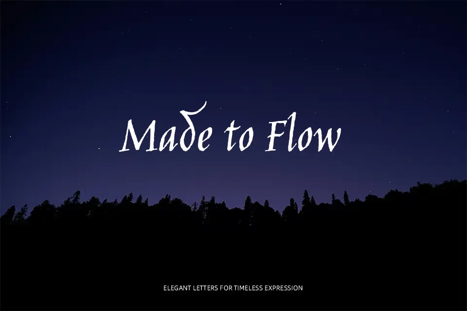 Jim Nightshade Font Calligraphy Font Preview for Logo