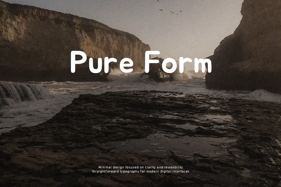 Jua Font Sans Serif Font Preview for Poster