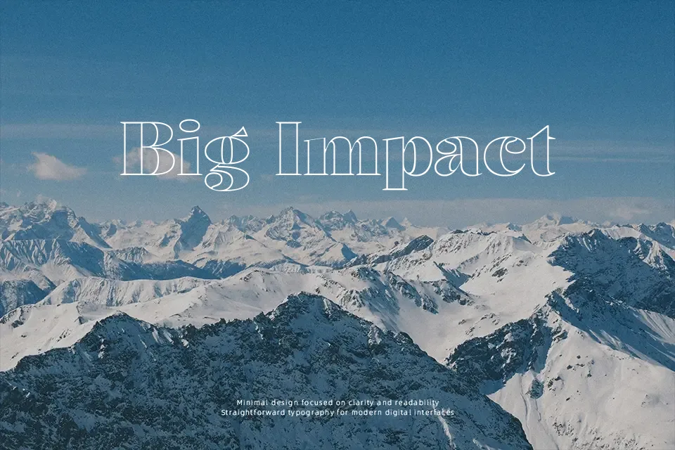 Kalnia Glaze Font Display Font Preview for Branding