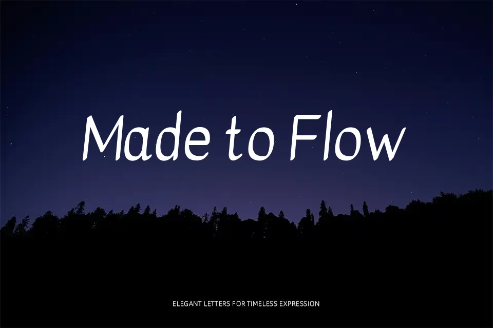 Kavivanar Font Handwritten Font Preview