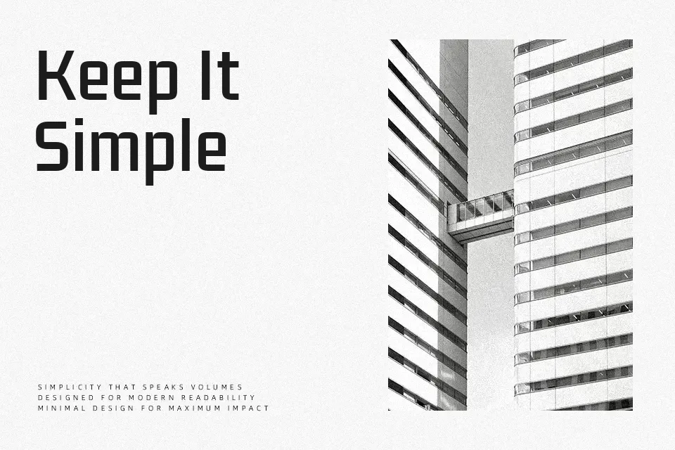 Kdam Thmor Pro Font Font Preview for Creative Poster