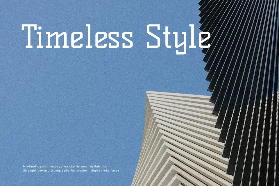 Kelly Slab Font Font Preview for Modern Logo