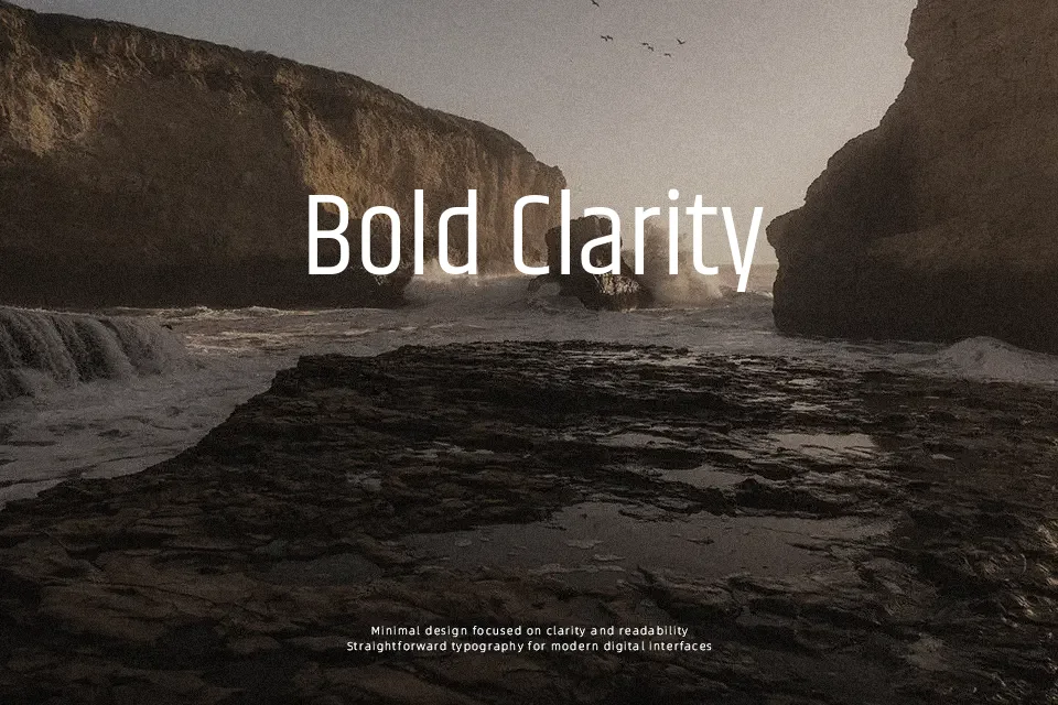 Khand Font Font Preview for Modern Poster