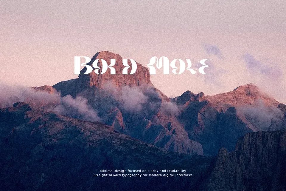 Kodaro Font Font Preview for Dark Headline