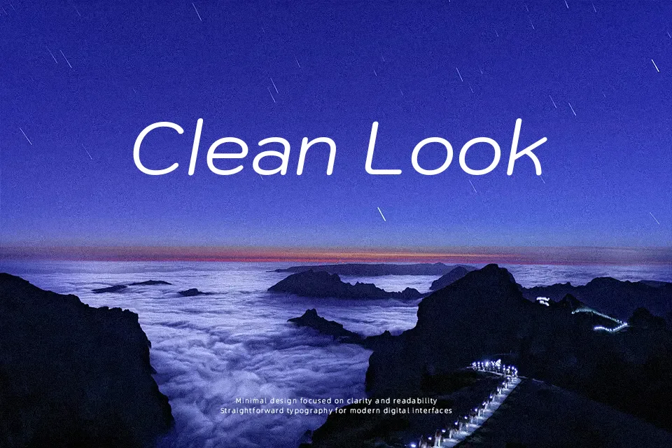 Kodchasan Font Font Preview for Soft Logo