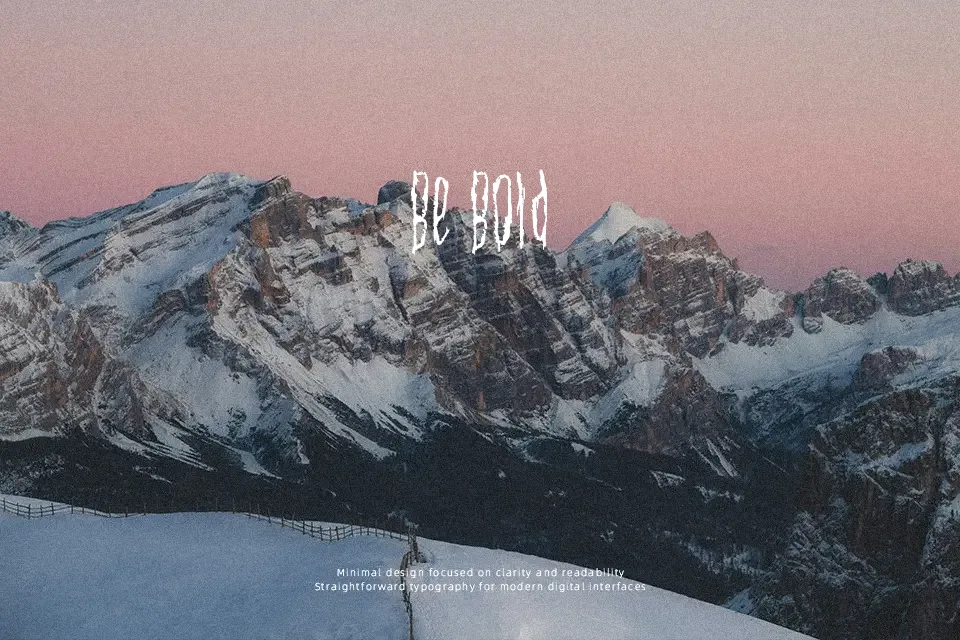 Konflic Font Font Preview for Bold Music