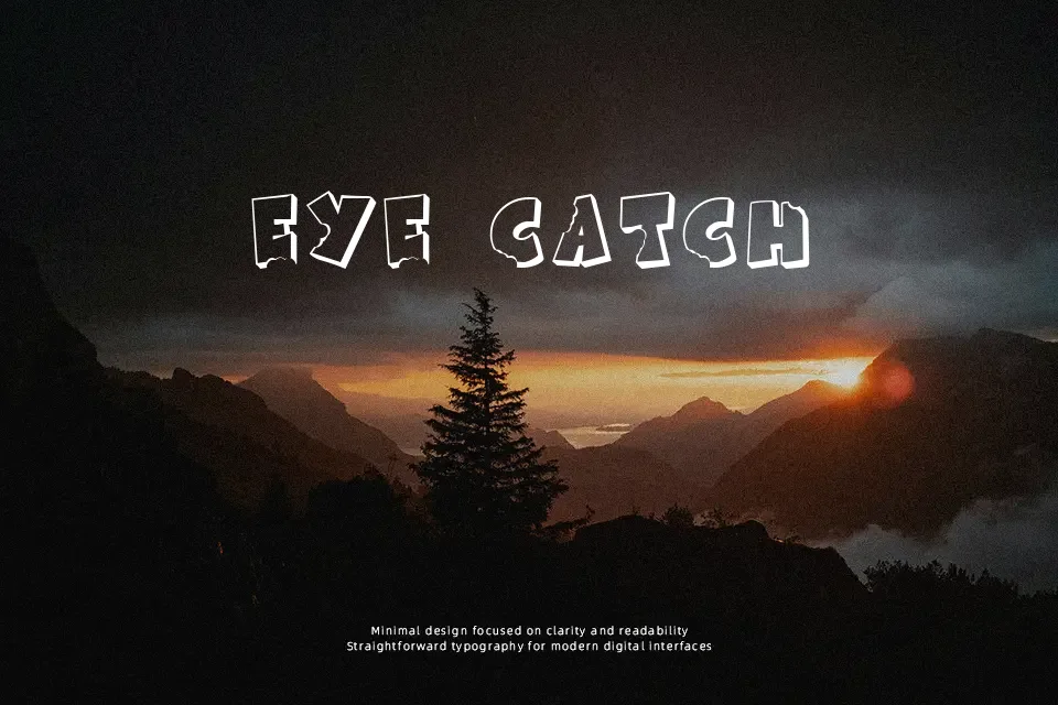 KR Bite Me Font Font Preview for Grunge Mood