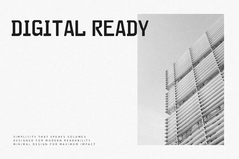 Kraftfahrzeugkennzeichen Font Font Preview for Serious Branding